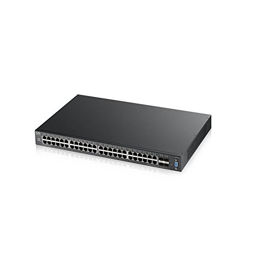 ZyXEL XGS2210-52 gemanaged L2 Gigabit Ethernet (10/100/1000) schwarz 1U – Netzwerk-Switches (verwaltete L2, Gigabit Ethernet (10/100/1000), Montagengitter, 1U) von ZYXEL
