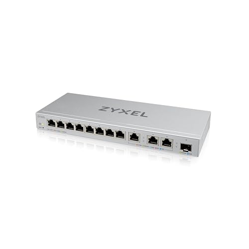 Zyxel Web-Managed Multi-Gigabit Switch mit 12 Ports, Davon 3 mit 10G und 1 mit 10G SFP+ [XGS1250-12] von ZYXEL