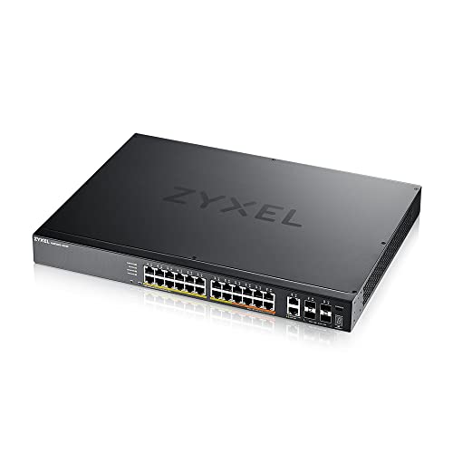 Zyxel 24-Port GbE L3 Access PoE+ Switch with 6 10G Uplink (400 W) (XGS2220-30HP) von ZYXEL