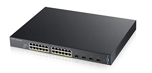 Zyxel 24-Port Gigabit Layer 2 Managed Switch mit PoE+ mit 375 Watt max., 4x 10G [XGS2210-28HP] von ZYXEL