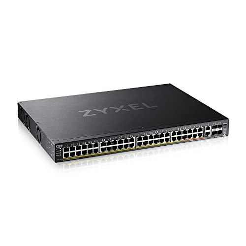 Zyxel 48-Port GbE L3 Access PoE+ Switch with 6 10G Uplink (960 W) (XGS2220-54FP) von ZYXEL