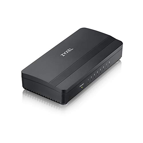 Zyxel 8-port Gigabit Ethernet Switch für Spiele und Medien, Lifetime Garantie [GS108S] von ZYXEL