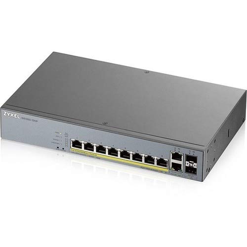 Zyxel GS1350-12HP-EU0101F 8x GB-LAN (PoE+), 2x GB-LAN (Up), 2x Gigabit SFP (Up) von ZYXEL