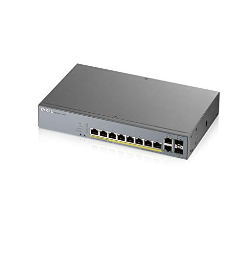 Zyxel GS1350-12HP-EU0101F 8x GB-LAN (PoE+), 2x GB-LAN (Up), 2x Gigabit SFP (Up) von ZYXEL