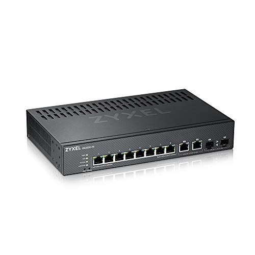 Zyxel GS2220-10-EU0101F Network Switch Managed L2 Gigabit Ethernet (10/100/1000) Black von ZYXEL