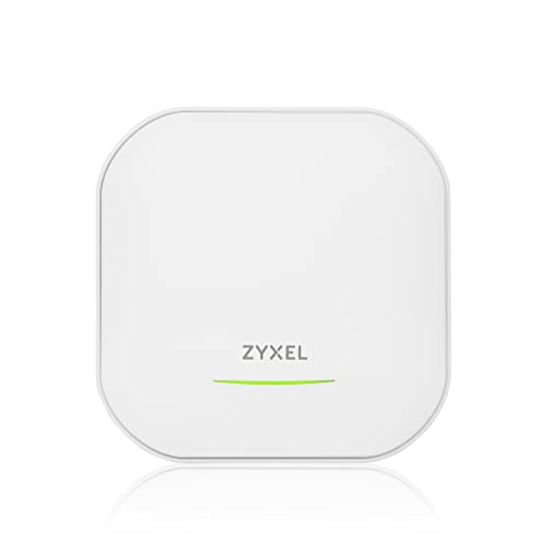 Zyxel WiFi 6E (802.11axe) AXE5400 Dual-Radio AP, BandFlex-Funkdesign unterstützt 6 GHz/5 GHz durch Konfiguration, Zyxel 6E Boost für erweiterte hohe Reichweite [NWA220AX-6E] von ZYXEL