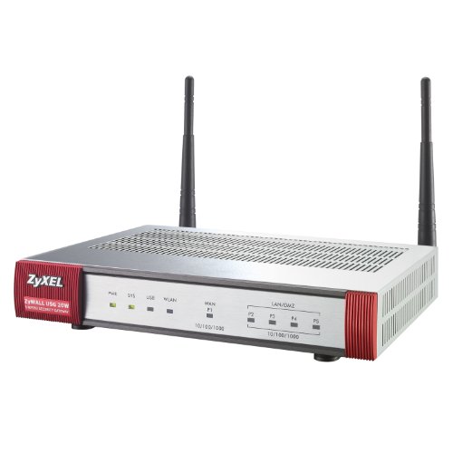 Zyxel ZWUSG20W ZyWALL 802.11N Drahtlose Internet-Sicherheits-Firewall, silberfarben von ZYXEL