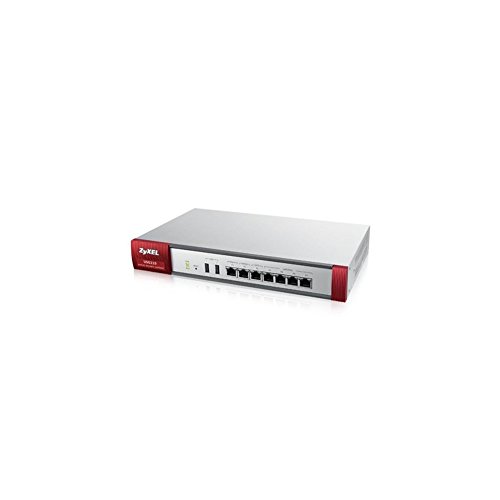 Zyxel ZyWALL 1,9 Gbit/s UTM-Firewall, bis zu 150 Benutzer (Ipsec, SSL) – inkl. 1 Jahr gebündelte UTM-Dienste [USG210] von ZYXEL