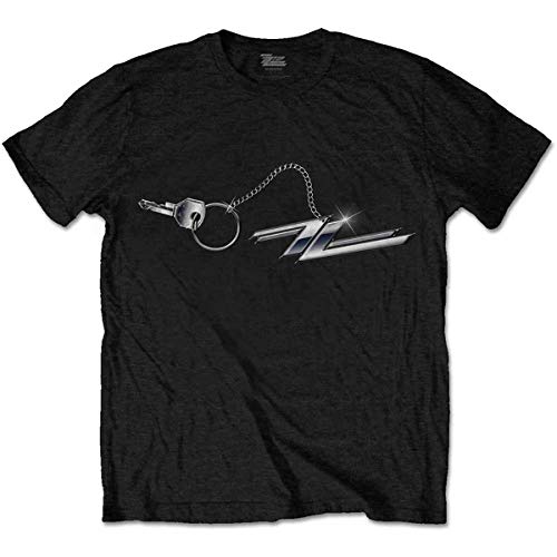 T-Shirt # L Unisex Black # Hot Rod Keychain von ZZ Top