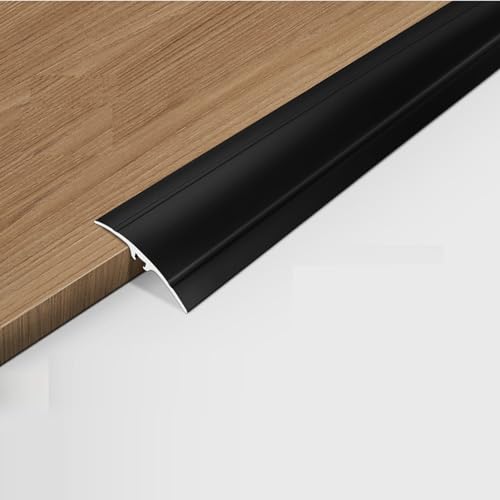 Alu Anpassungssprofil,TürSchwellen Übergangs Leiste,Abschlussprofil,2 Stück,Übergangsschiene,Boden-Leiste,Höhen Ausgleich 0-15mm,Geeignet für Laminat,Teppich,Parkett & Vinyl,90cm ×5cm (Schwarz) Alu Anpassungssprofil,TürSchwellen Übergangs Leiste,Abschlussprofil,2 Stück,Übergangsschiene,Boden-Leiste,Höhen Ausgleich 0-15mm,Geeignet für Laminat,Teppich,Parkett & Vinyl,90cm ×5cm (Schwarz) von ZZLQIAN