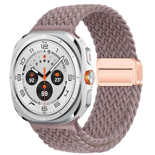Galaxy Watch Ultra Armband,Nylon Magnetisch Armband Kompatibel mit Samsung Galaxy Watch Ultra 47mm,Verstellbare Stoff Geflochten Elastische SportUhrband für Galaxy Watch7 Ultra 2024 Herren Damen Galaxy Watch Ultra Armband,Nylon Magnetisch Armband Kompatibel mit Samsung Galaxy Watch Ultra 47mm,Verstellbare Stoff Geflochten Elastische SportUhrband für Galaxy Watch7 Ultra 2024 Herren Damen von ZZMY