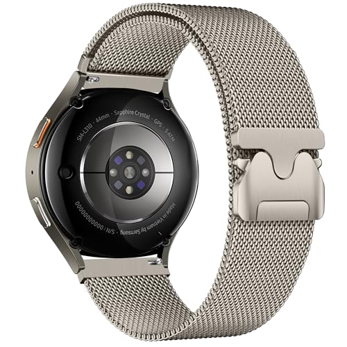Uhrenarmband 20mm Edelstahl Kompatibel mit Samsung Galaxy Watch7/6/5/4/FE Armband 40 44mm,Watch5 Pro 45mm/Galaxy6/4 Classic Bänder 47 43 46 42,Metall Mesh Magnet Uhrband für Damen Herren Uhrenarmband 20mm Edelstahl Kompatibel mit Samsung Galaxy Watch7/6/5/4/FE Armband 40 44mm,Watch5 Pro 45mm/Galaxy6/4 Classic Bänder 47 43 46 42,Metall Mesh Magnet Uhrband für Damen Herren von ZZMY