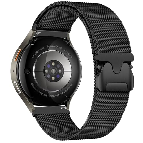 Uhrenarmband 20mm Edelstahl Kompatibel mit Samsung Galaxy Watch7/6/5/4/FE Armband 40 44mm,Watch5 Pro 45mm/Galaxy6/4 Classic Bänder 47 43 46 42,Metall Mesh Magnet Uhrband für Damen Herren Uhrenarmband 20mm Edelstahl Kompatibel mit Samsung Galaxy Watch7/6/5/4/FE Armband 40 44mm,Watch5 Pro 45mm/Galaxy6/4 Classic Bänder 47 43 46 42,Metall Mesh Magnet Uhrband für Damen Herren von ZZMY