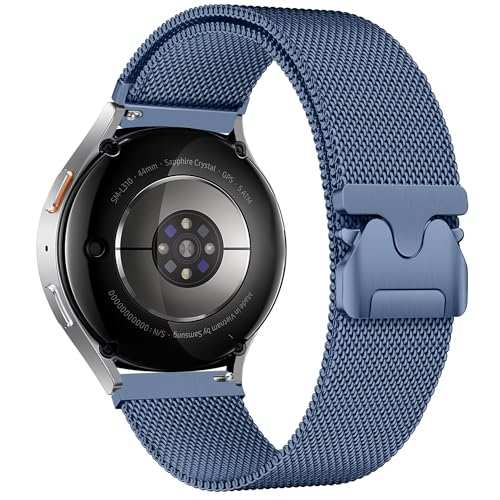 Uhrenarmband 20mm Edelstahl Kompatibel mit Samsung Galaxy Watch7/6/5/4/FE Armband 40 44mm,Watch5 Pro 45mm/Galaxy6/4 Classic Bänder 47 43 46 42,Metall Mesh Magnet Uhrband für Damen Herren Uhrenarmband 20mm Edelstahl Kompatibel mit Samsung Galaxy Watch7/6/5/4/FE Armband 40 44mm,Watch5 Pro 45mm/Galaxy6/4 Classic Bänder 47 43 46 42,Metall Mesh Magnet Uhrband für Damen Herren von ZZMY