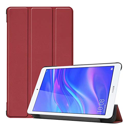 ZZOUGYY Schutzhülle für Huawei Honor Tablet 5 T5 8.0 JDN2-W09HN JDN2-AL00HN, schlanke Folio-Schutzhülle mit Ständer, leicht, Leder, für MediaPad M5 Lite 8 JDN2-AL50 JDN2-L09 JDN2-W09 JDN2-AL00 8 Zoll von ZZOUGYY