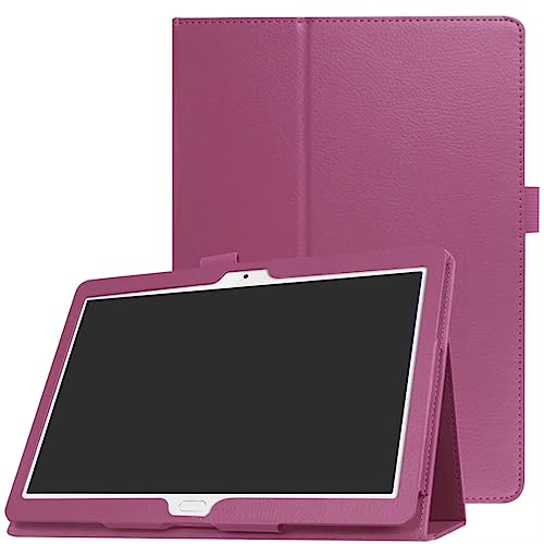 ZZOUGYY Tablet-Schutzhülle für Huawei MediaPad M3 Lite 10 BAH-W09 BAH-AL00 25,7 cm (10,1 Zoll), ultradünn, Folio-Standfunktion, leicht, Leder, für Huawei MediaPad M3 Lite 10.0 BAH-L09 (lila) von ZZOUGYY