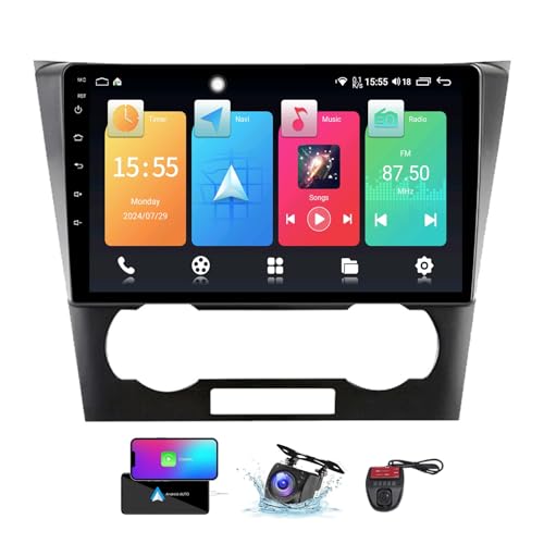 ZZPHKK 9 Zoll Android 13 Double DIN Car DAB+ Radio für Chevrolet Epica 1 2006-2012 mit Wireless CarPlay Android Bluetooth/4G WiFi/FM RDS Auto Radio Player/Lenkradsteuerung/DSP Stereo(NF-1) von ZZPHKK