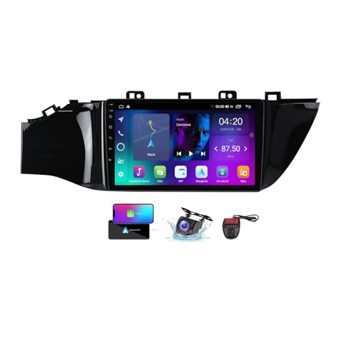 ZZPHKK 9 Zoll Android 13 Double DIN Car DAB+ Radio für Kia Rio 4 2016-2020 mit Wireless CarPlay Android Bluetooth 5.0/4G WiFi/FM RDS Auto Radio Player/Lenkradsteuerung/DSP Stereo(B,NF-2) von ZZPHKK