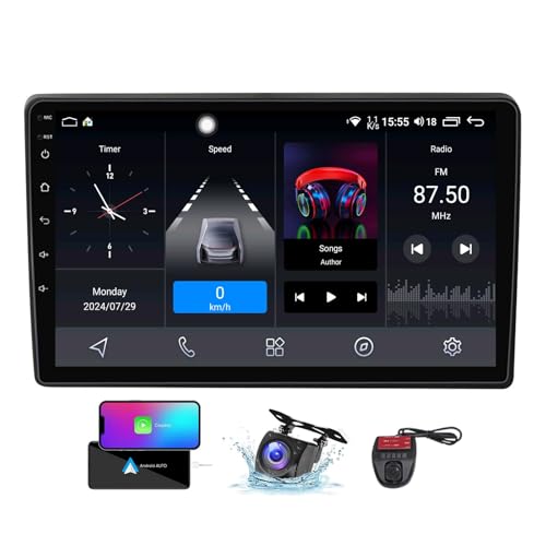 ZZPHKK Android 13 Autoradio für Hyundai i40 2011-2019 9 Zoll Touch Display Auto Radio Player mit Carplay Android Auto/GPS Navi/DSP/4G WiFi/FM RDS DAB+/BT 5.0 Freisprecheinrichtung(NF-2) von ZZPHKK