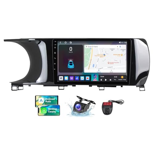 ZZPHKK Android 13 Autoradio für Kia K5 3 2020-2021 mit Navi Carplay Android Auto丨9 Zoll Doppel Din Auto Radio Touch Display mit DSP FM AM RDS DAB+ Bluetooth 5.0 Lenkradsteuerung(NF-4) von ZZPHKK