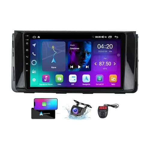 ZZPHKK Android 13 Carplay Android Auto Car Radio 2 DIN für Hyundai H350/Solati 2015-2021 FM RDS DAB+ Car Radio mit Screen 9 Zoll Unterstützung DSP Equalizer/Bluetooth 5.0/GPS/Camera DVR(NF-1) von ZZPHKK
