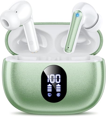 ZZU Bluetooth Kopfhörer In Ear Kabellos 5.3 mit HiFi Stereo 4 ENC Noise Cancelling Mic 48 std Spielzeit LED-Anzeige IPX7 Ohrhörer AI für iPhone Android Arbeit und Studiu ZZU Bluetooth Kopfhörer In Ear Kabellos 5.3 mit HiFi Stereo 4 ENC Noise Cancelling Mic 48 std Spielzeit LED-Anzeige IPX7 Ohrhörer AI für iPhone Android Arbeit und Studiu von ZZU