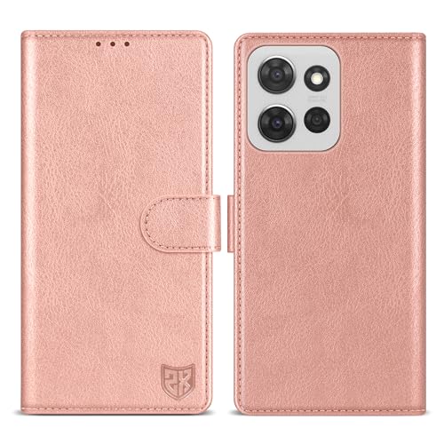 ZZXX Schutzhülle für Motorola Moto G Power 5G 2025, Brieftaschen-Schutzhülle mit RFID-Blockierung, Kartenschlitz, Ständer, magnetisch, Leder, Klappschutzhülle für Moto G Power 5G 2025, Roségold, 17,3 ZZXX Schutzhülle für Motorola Moto G Power 5G 2025, Brieftaschen-Schutzhülle mit RFID-Blockierung, Kartenschlitz, Ständer, magnetisch, Leder, Klappschutzhülle für Moto G Power 5G 2025, Roségold, 17,3 von ZZXX