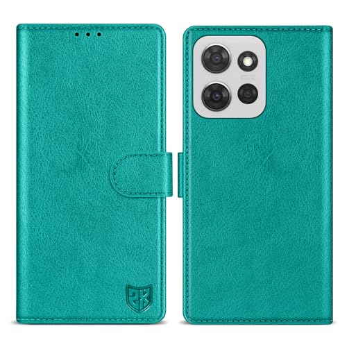 ZZXX Schutzhülle für Motorola Moto G Power 5G 2025, Brieftaschen-Schutzhülle mit RFID-Blockierung, Kartenschlitz, Ständer, magnetisch, Leder, Klappschutzhülle für Moto G Power 5G 2025, Seeblau, 17,3 ZZXX Schutzhülle für Motorola Moto G Power 5G 2025, Brieftaschen-Schutzhülle mit RFID-Blockierung, Kartenschlitz, Ständer, magnetisch, Leder, Klappschutzhülle für Moto G Power 5G 2025, Seeblau, 17,3 von ZZXX