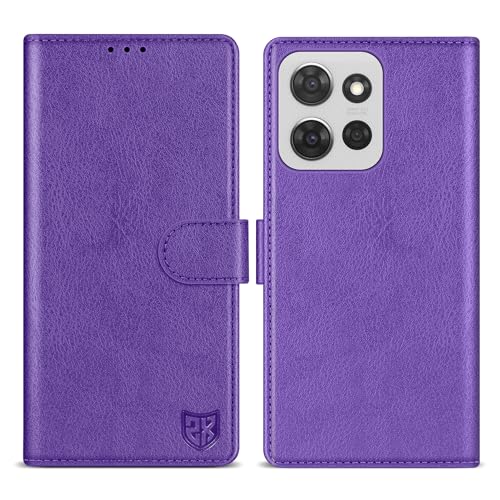 ZZXX Schutzhülle für Motorola Moto G Power 5G 2025, Brieftaschen-Schutzhülle mit RFID-Blockierung, Kartenschlitz, Ständer, magnetisch, Leder, Klappschutzhülle für Moto G Power 5G 2025, Violett ZZXX Schutzhülle für Motorola Moto G Power 5G 2025, Brieftaschen-Schutzhülle mit RFID-Blockierung, Kartenschlitz, Ständer, magnetisch, Leder, Klappschutzhülle für Moto G Power 5G 2025, Violett von ZZXX