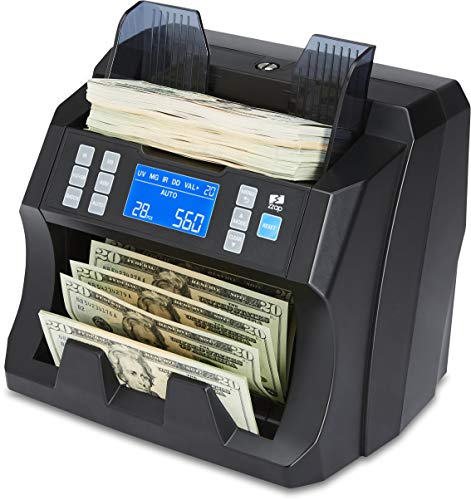 ZZap NC25 Banknotenzähler & Falschgeld-Detektor - Geldzählmaschine Banknotenzählmaschine Geldzähler von ZZap
