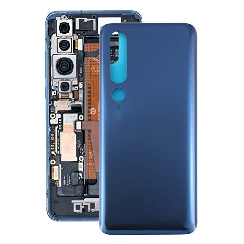 ZZjingli Repairparts Glasmaterial Batterie rückseitige Abdeckung for Xiaomi Mi 10 Pro 5G / Mi 10 5G (Pink) (grau) (blau) (Color : Grey) von ZZjingli