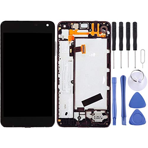 ZZjingli Repairparts LCD-Bildschirm und Digitizer Full Assembly mit Rahmen for Microsoft Lumia 650 (Schwarz) (Farbe : Black) von ZZjingli