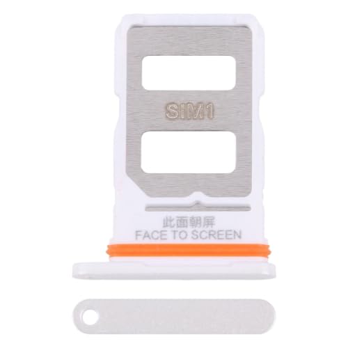 ZZjingli Repairparts for Xiaomi Poco F6 SIM-Kartenfach + SIM-Kartenfach (Weiß) (Gold) (Grün) (Schwarz)(Weiß) von ZZjingli