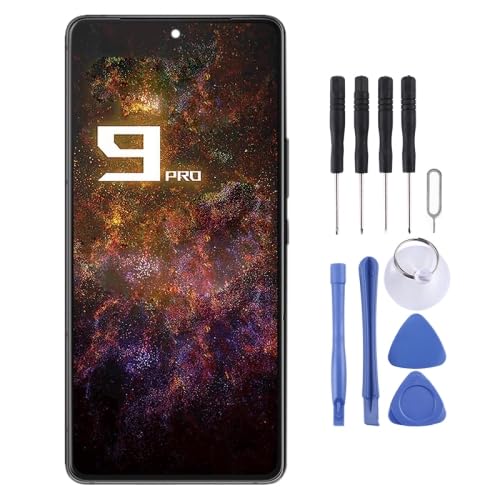 ZZjingli Reperatur-Teile for Asus ROG Phone 9 Pro 5G AMOLED-LCD-Bildschirm mit Digitizer-Komplettmontage (Schwarz) von ZZjingli