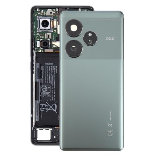 ZZjingli Reperatur-Teile for Realme GT Neo6 – Rückseite mit Kameraobjektivabdeckung (grün) von ZZjingli