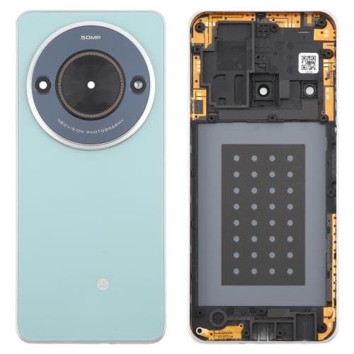 ZZjingli Reperatur-Teile for ZTE Blade A75 5G Z2357N / Blade V60 Smart Glass Akku-Rückseite mit Mittelrahmen/Kameraobjektivabdeckung (Grün) von ZZjingli