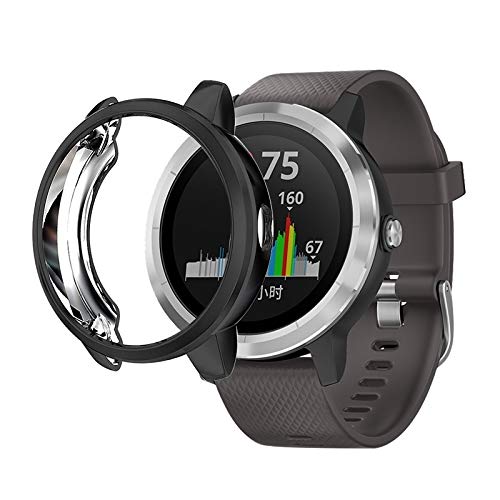 ZZjingli. Für Garmin VivoActive 3 TPU Schutzhülle (schwarz) (Color : Black) von ZZjingli