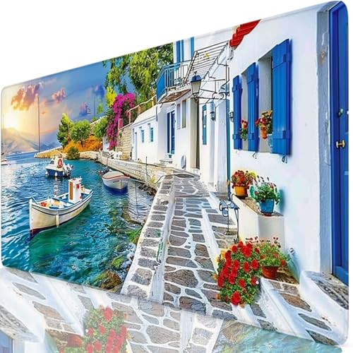 Blau Gaming Mauspad XXL 1600x800x3mm Schreibtischunterlage Groß Wasserdicht Boot Mousepad Verbessert Präzision und Geschwindigkeit, Anti Rutsch Basis Mouse Pad für Office, Tastatur und Maus Z6-24 Blau Gaming Mauspad XXL 1600x800x3mm Schreibtischunterlage Groß Wasserdicht Boot Mousepad Verbessert Präzision und Geschwindigkeit, Anti Rutsch Basis Mouse Pad für Office, Tastatur und Maus Z6-24 von Zaafeen