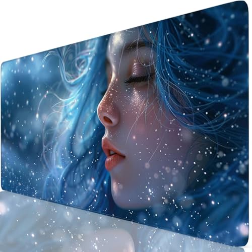 Blau Gaming Mauspad XXL 1600x800x3mm Schreibtischunterlage Groß Wasserdicht Frau Mousepad Verbessert Präzision und Geschwindigkeit, Anti Rutsch Basis Mouse Pad für Office, Tastatur und Maus Z6-21 Blau Gaming Mauspad XXL 1600x800x3mm Schreibtischunterlage Groß Wasserdicht Frau Mousepad Verbessert Präzision und Geschwindigkeit, Anti Rutsch Basis Mouse Pad für Office, Tastatur und Maus Z6-21 von Zaafeen