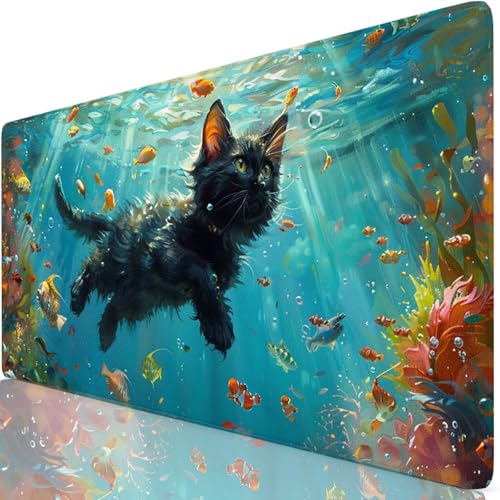 Blau Gaming Mauspad XXL 1600x800x3mm Schreibtischunterlage Groß Wasserdicht Tier Mousepad Verbessert Präzision und Geschwindigkeit, Anti Rutsch Basis Mouse Pad für Office, Tastatur und Maus Z6-66 Blau Gaming Mauspad XXL 1600x800x3mm Schreibtischunterlage Groß Wasserdicht Tier Mousepad Verbessert Präzision und Geschwindigkeit, Anti Rutsch Basis Mouse Pad für Office, Tastatur und Maus Z6-66 von Zaafeen