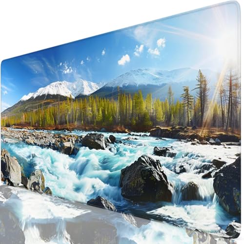 Gaming Mauspad Blau Mauspad XXL 1600x800x3mm Mousepad Himmel Schreibtischunterlage Verbessert Präzision und Geschwindigkeit mit Anti Rutsch Basis, Wasserdicht Desk Mat für Office, Tastatur Maus Z6-31 Gaming Mauspad Blau Mauspad XXL 1600x800x3mm Mousepad Himmel Schreibtischunterlage Verbessert Präzision und Geschwindigkeit mit Anti Rutsch Basis, Wasserdicht Desk Mat für Office, Tastatur Maus Z6-31 von Zaafeen