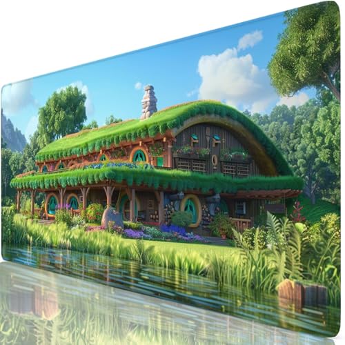 Gaming Mauspad Grün Mauspad XXL 1600x800x3mm Mousepad Bauernhaus Schreibtischunterlage Verbessert Präzision und Geschwindigkeit mit Anti Rutsch Basis, Wasserdicht Desk Mat für Tastatur und Maus Z6-25 Gaming Mauspad Grün Mauspad XXL 1600x800x3mm Mousepad Bauernhaus Schreibtischunterlage Verbessert Präzision und Geschwindigkeit mit Anti Rutsch Basis, Wasserdicht Desk Mat für Tastatur und Maus Z6-25 von Zaafeen
