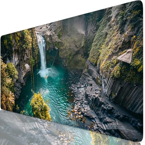 Grün Gaming Mauspad XXL 1600x800x3mm Schreibtischunterlage Groß Wasserdicht Fallen Mousepad Verbessert Präzision und Geschwindigkeit, Anti Rutsch Basis Mouse Pad Für Office, Tastatur und Maus Z6-90 Grün Gaming Mauspad XXL 1600x800x3mm Schreibtischunterlage Groß Wasserdicht Fallen Mousepad Verbessert Präzision und Geschwindigkeit, Anti Rutsch Basis Mouse Pad Für Office, Tastatur und Maus Z6-90 von Zaafeen
