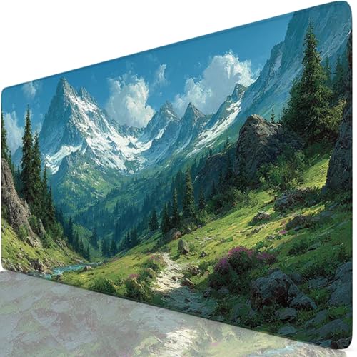 Landschaft Gaming Mauspad XXL 1600x800x3mm Schreibtischunterlage Groß Wasserdicht rutschfeste Berg Mousepad Verbessert Präzision und Geschwindigkeit, Mouse Pad Für Office, Tastatur und Maus Z6-72 Landschaft Gaming Mauspad XXL 1600x800x3mm Schreibtischunterlage Groß Wasserdicht rutschfeste Berg Mousepad Verbessert Präzision und Geschwindigkeit, Mouse Pad Für Office, Tastatur und Maus Z6-72 von Zaafeen