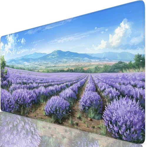 Lila Gaming Mauspad XXL 1600x800x3mm Schreibtischunterlage Groß Wasserdicht Lavendel Mousepad Verbessert Präzision und Geschwindigkeit, Anti Rutsch Basis Mouse Pad Für Office, Tastatur und Maus Z6-39 Lila Gaming Mauspad XXL 1600x800x3mm Schreibtischunterlage Groß Wasserdicht Lavendel Mousepad Verbessert Präzision und Geschwindigkeit, Anti Rutsch Basis Mouse Pad Für Office, Tastatur und Maus Z6-39 von Zaafeen