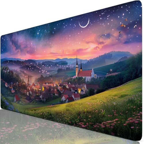 Lila Gaming Mauspad XXL 1600x800x3mm Schreibtischunterlage Groß Wasserdicht Wiese Mousepad Verbessert Präzision und Geschwindigkeit, Anti Rutsch Basis Mouse Pad Für Office, Tastatur und Maus Z6-57 Lila Gaming Mauspad XXL 1600x800x3mm Schreibtischunterlage Groß Wasserdicht Wiese Mousepad Verbessert Präzision und Geschwindigkeit, Anti Rutsch Basis Mouse Pad Für Office, Tastatur und Maus Z6-57 von Zaafeen
