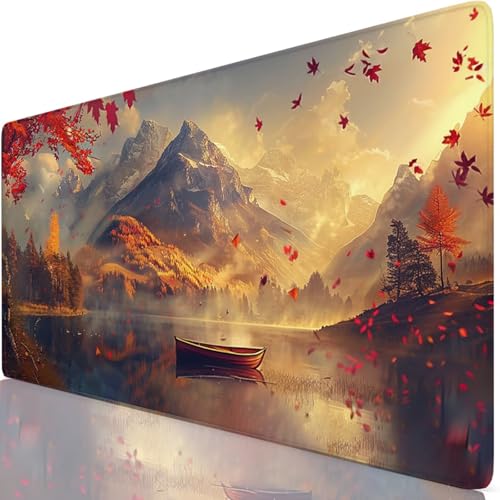 Mauspad 1600x800mm Blau Mauspad Groß Schreibtischunterlage Berg Mousepad XXL 160x80cm mit Nicht rutschender Unterlage, Vernähte Kanten WassXerdicht Maus Pad für PC, MacBook, Office Geschenke Z6-11 Mauspad 1600x800mm Blau Mauspad Groß Schreibtischunterlage Berg Mousepad XXL 160x80cm mit Nicht rutschender Unterlage, Vernähte Kanten WassXerdicht Maus Pad für PC, MacBook, Office Geschenke Z6-11 von Zaafeen