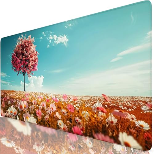 Rosa Gaming Mauspad XXL 1600x800x3mm Schreibtischunterlage Groß Wasserdicht Baum Mousepad Verbessert Präzision und Geschwindigkeit, Anti Rutsch Basis Mouse Pad für Office, Tastatur und Maus Z6-15 Rosa Gaming Mauspad XXL 1600x800x3mm Schreibtischunterlage Groß Wasserdicht Baum Mousepad Verbessert Präzision und Geschwindigkeit, Anti Rutsch Basis Mouse Pad für Office, Tastatur und Maus Z6-15 von Zaafeen