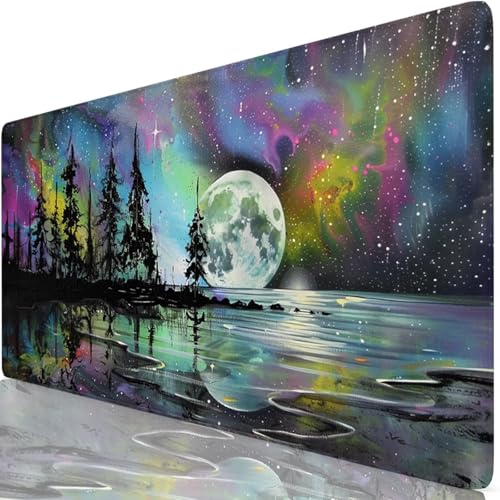 Schwarz Gaming Mauspad XXL 1600x800x3mm Schreibtischunterlage Groß Wasserdicht rutschfeste Weihnachten Mousepad Verbessert Präzision und Geschwindigkeit, Mouse Pad Für Office, Tastatur und Maus Z6-42 Schwarz Gaming Mauspad XXL 1600x800x3mm Schreibtischunterlage Groß Wasserdicht rutschfeste Weihnachten Mousepad Verbessert Präzision und Geschwindigkeit, Mouse Pad Für Office, Tastatur und Maus Z6-42 von Zaafeen