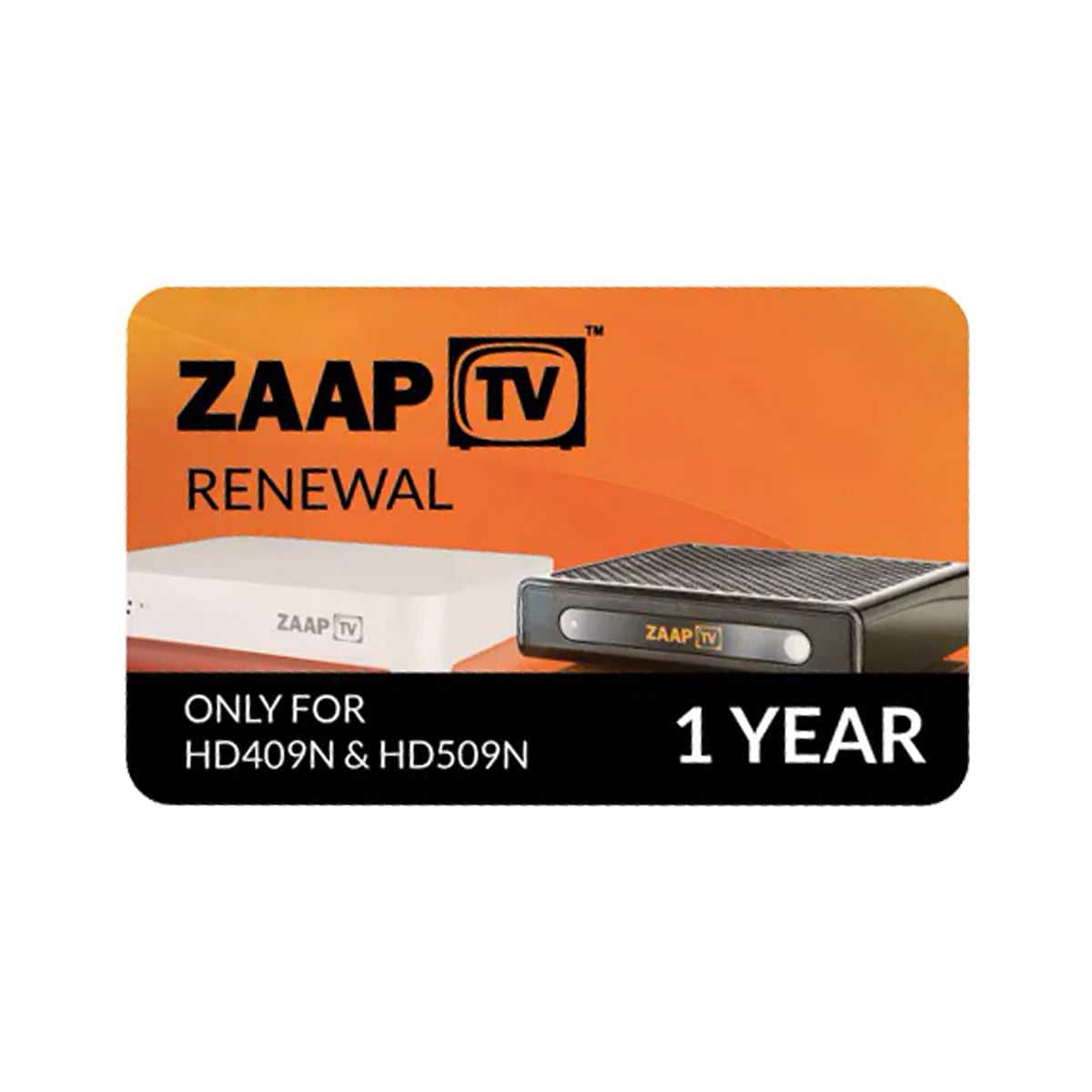 ZaapTV Arabisch Verlängerung für HD409N HD509N HD509N II (Kein Abonnement) 12 Monate von ZaapTV